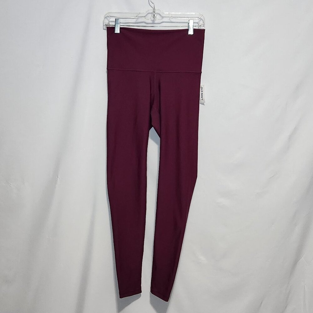 Old Navy Burgundy Red Extra High-Rise Stretch Leggings - Size M